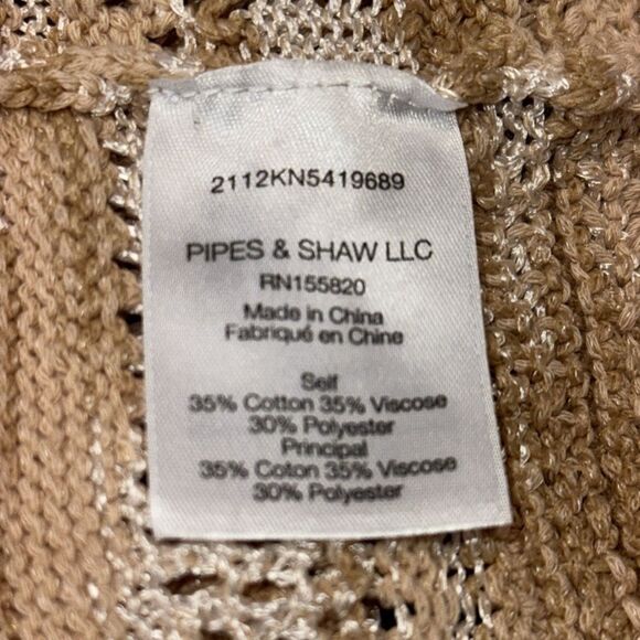 NWT VERONICA BEARD Goliad Cropped Cardigan Camel Multi XS Cotton - Picture 14 of 15